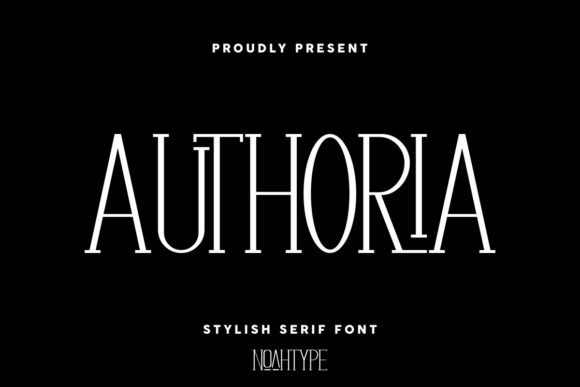 Authoria: A Serif Font for Editorial Excellence