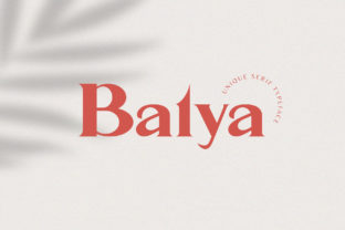 Balya: A Serif Font for Creative Projects