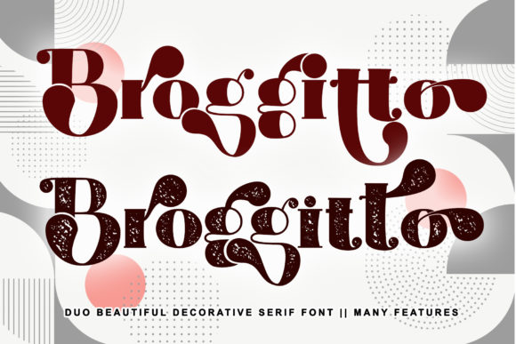 Broggitto: A Stylish Serif Font for Web Design