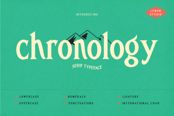 Chronology: A Stylish Serif Font for Creative Design