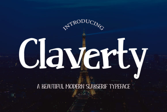 Claverty: A Fun Serif Font for Creative Projects