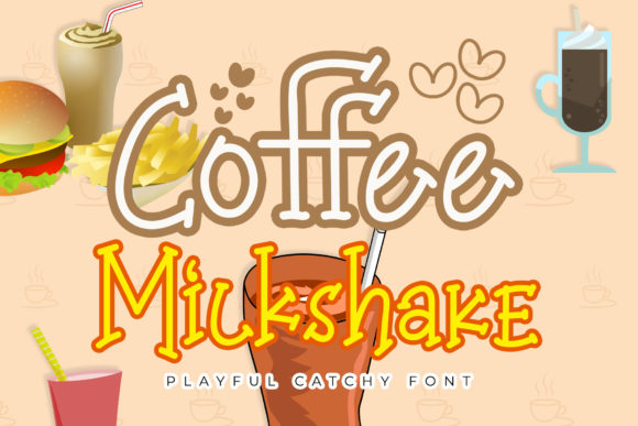 Coffee Milkshake Font: Playful & Practical