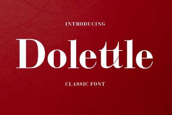 Dolettle: A Serif Font for Elegant Design