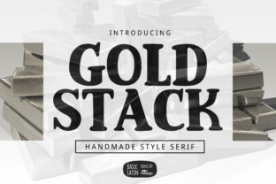 Gold Stack: A Serif Font for Stylish Campaigns