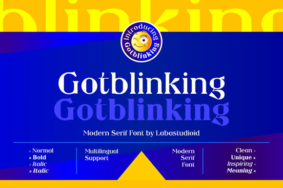 Gotblinking: A Bold Serif for Editorial Design