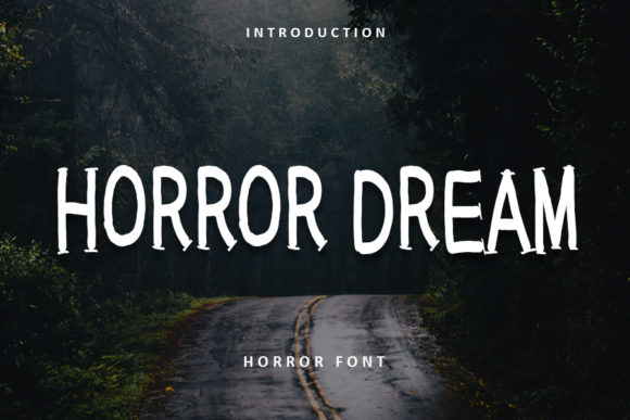 Horror Dream Font for Creative Makers