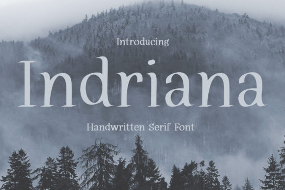 Indriana: A Serif Font for Professional Branding