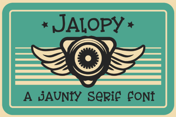 Jalopy: A Quirky Serif Font for Creative Campaigns