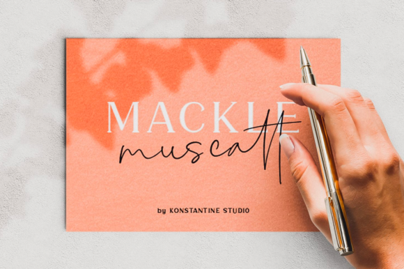 Mackle: A Versatile Serif Font for Branding