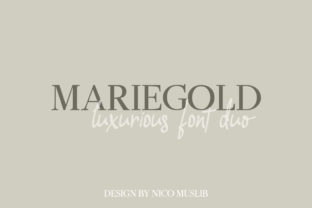 Mariegold Duo: A Serif Font for Creative Projects