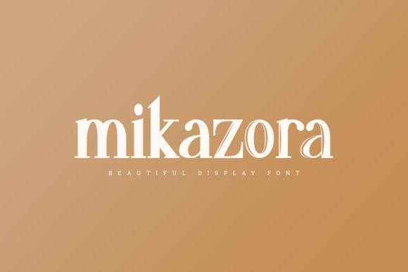 Mikazora: A Serif Font for Web Design