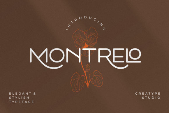 Montrelo: A Stylish Serif Font
