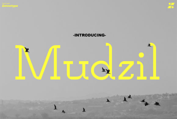 Mudzil: A Serif Font for Creative Makers