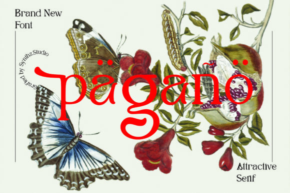 Pagano: A Serif Font for Editorial Elegance
