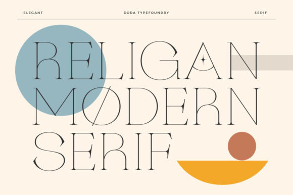 Religan: A Serif Font for Professional Branding