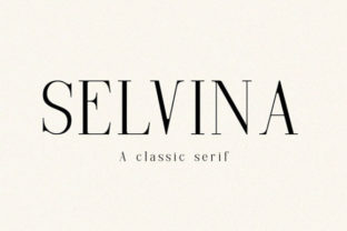 Selvina: A Classic Serif Font for Crafters