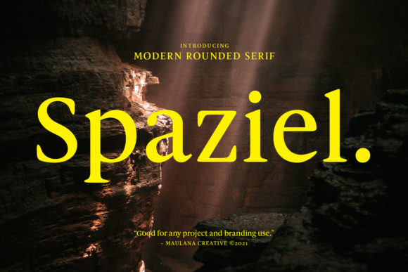 Spaziel: A Clean Serif for Creative Projects
