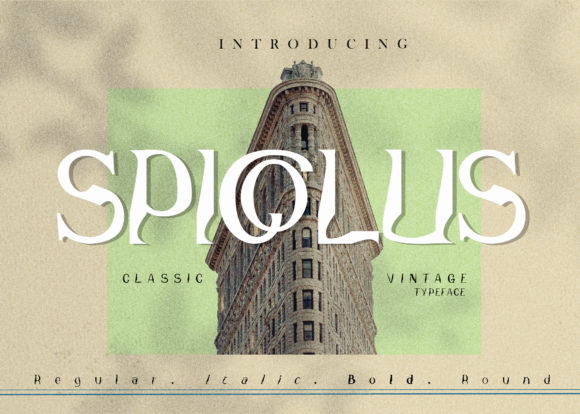 Spicalos: A Spooky Serif Font