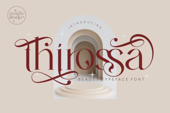 Thirossa: A Classy Serif Font for Branding