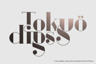 Tokyo Digs: A Serif Font for Bold Campaigns
