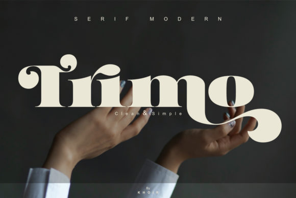 Trimo: A Bold Serif for Business Branding