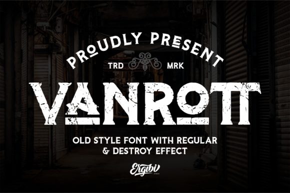 Vanrott: A Serif Font for Editorial Elegance
