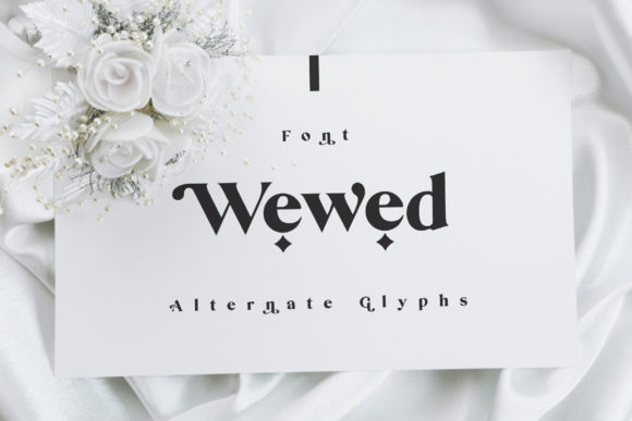 Wewed: A Stylish Serif Font
