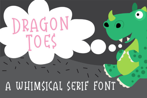 ZP Dragon Toes: A Quirky Serif Font